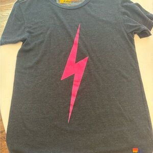 Kids Aviator Nation gray with pink size 12